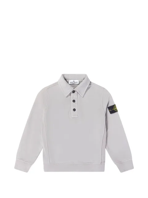 logo-patch polo shirt