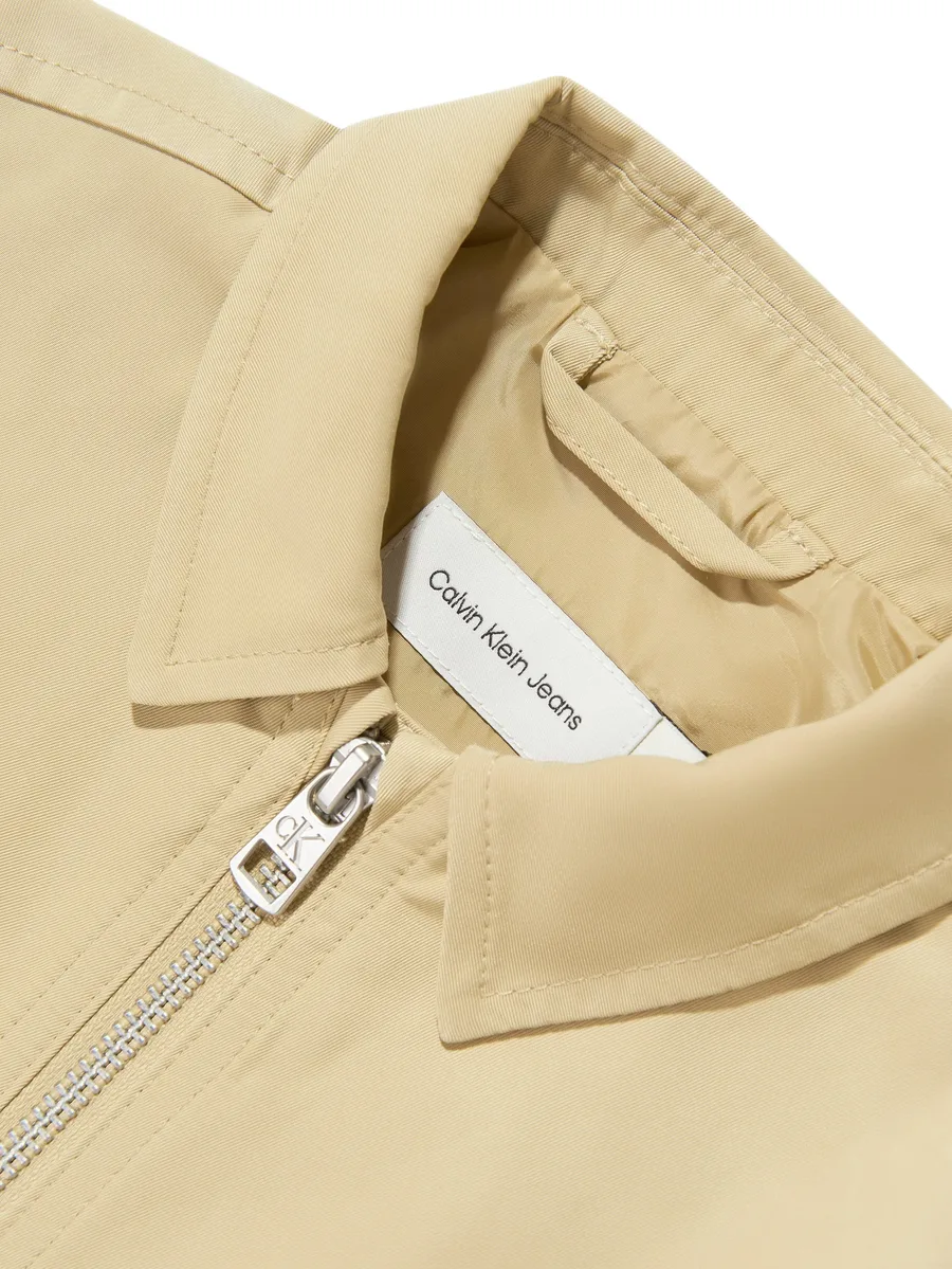 logo-embroidered zip-up jacket 3