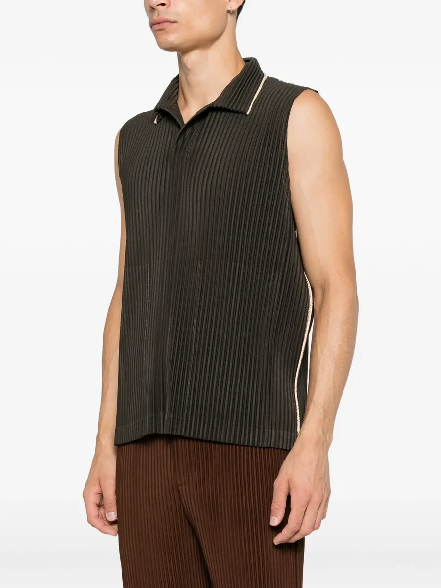 pleated sleeveless sweater 3