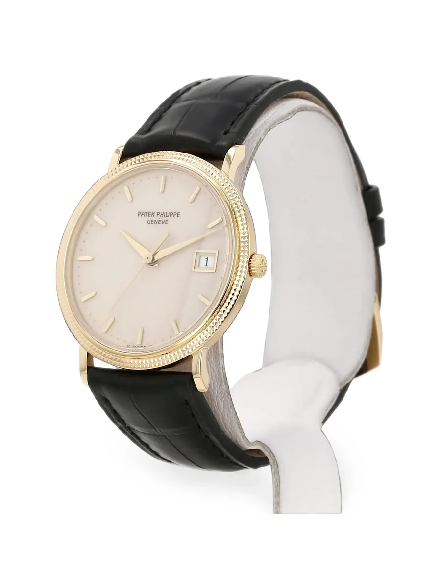 1990s Calatrava Clous de Paris 33mm watch 4