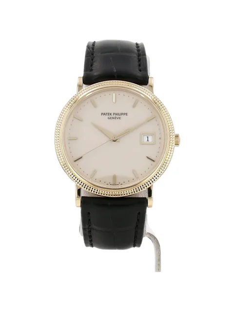 1990s Calatrava Clous de Paris 33mm watch