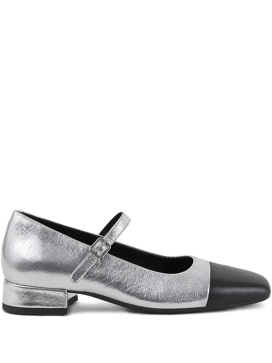 25mm Debbi metallic-leather pumps 2