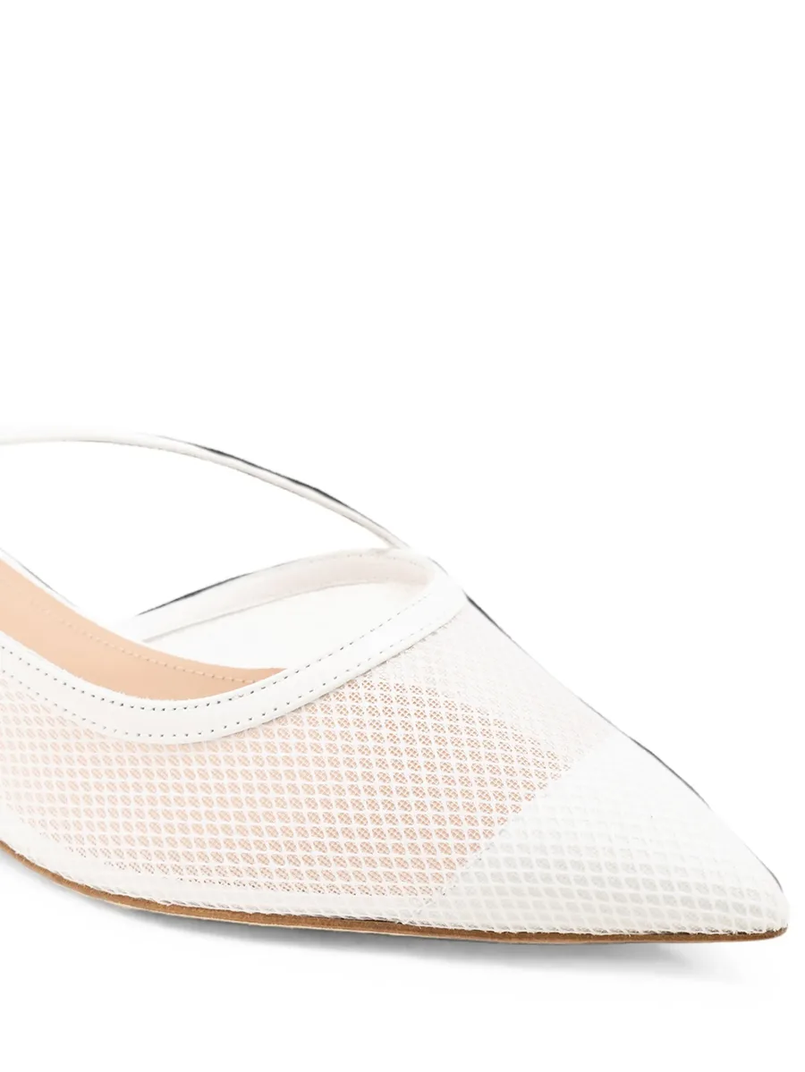 Bettina mesh buckled ballet flats 4
