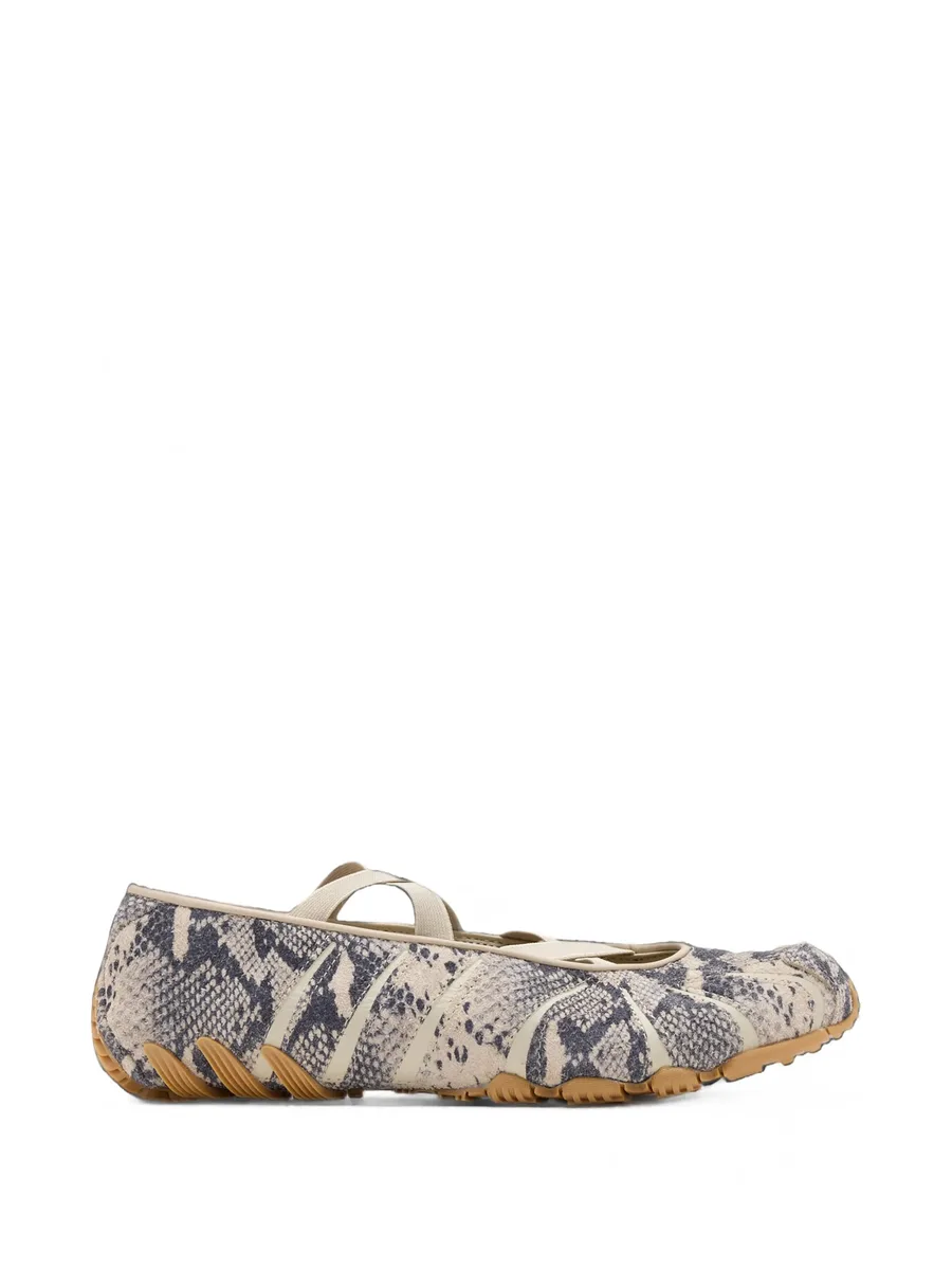 Ghost Sprint snakeskin-effect ballet flats 1