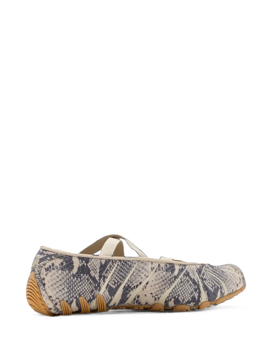 Ghost Sprint snakeskin-effect ballet flats 3