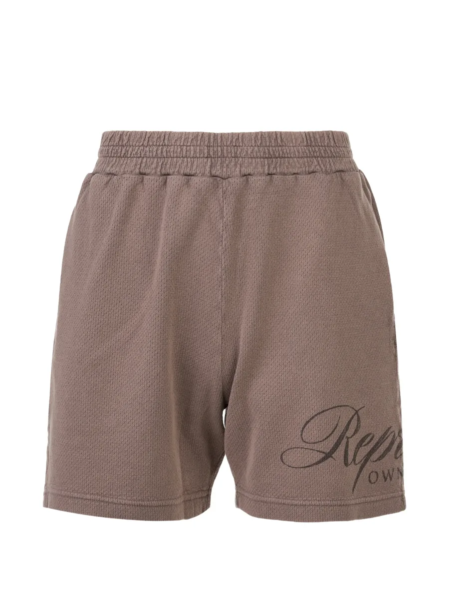 logo-print shorts 1