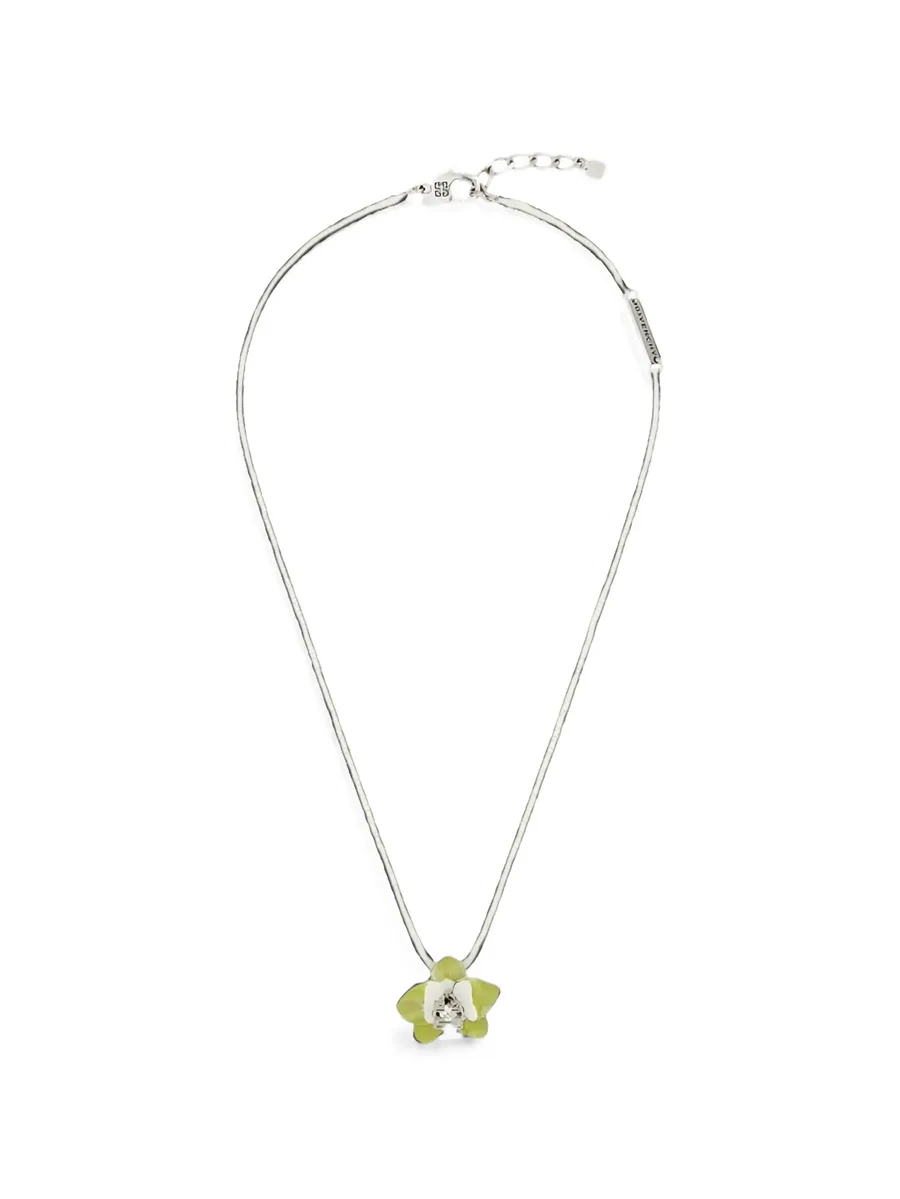 Flower Orchid necklace 2