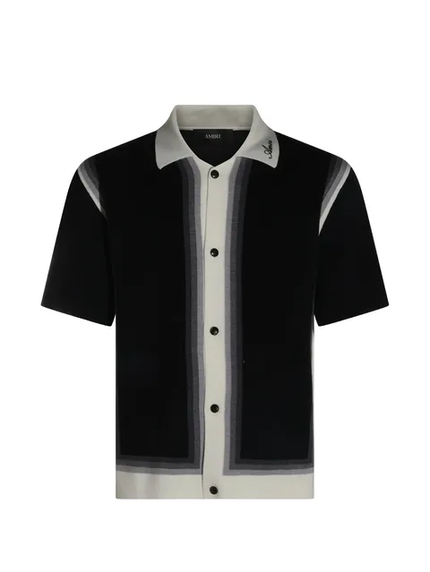 panels knit shirt