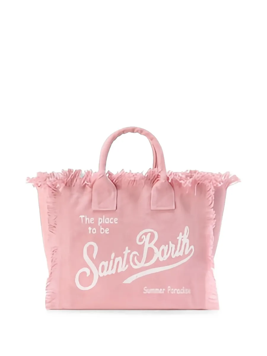 Colette frayed beach bag 1
