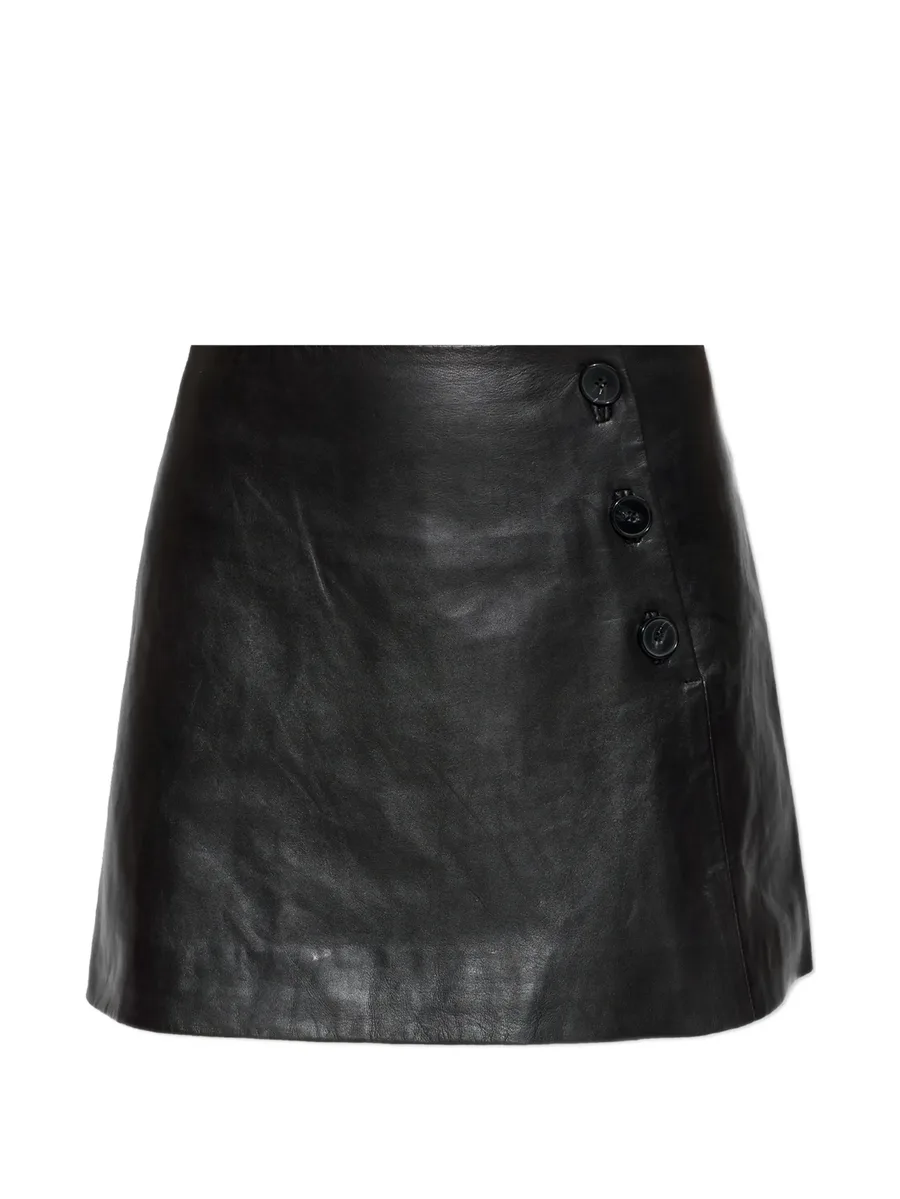 Rebelle leather mini skirt 1