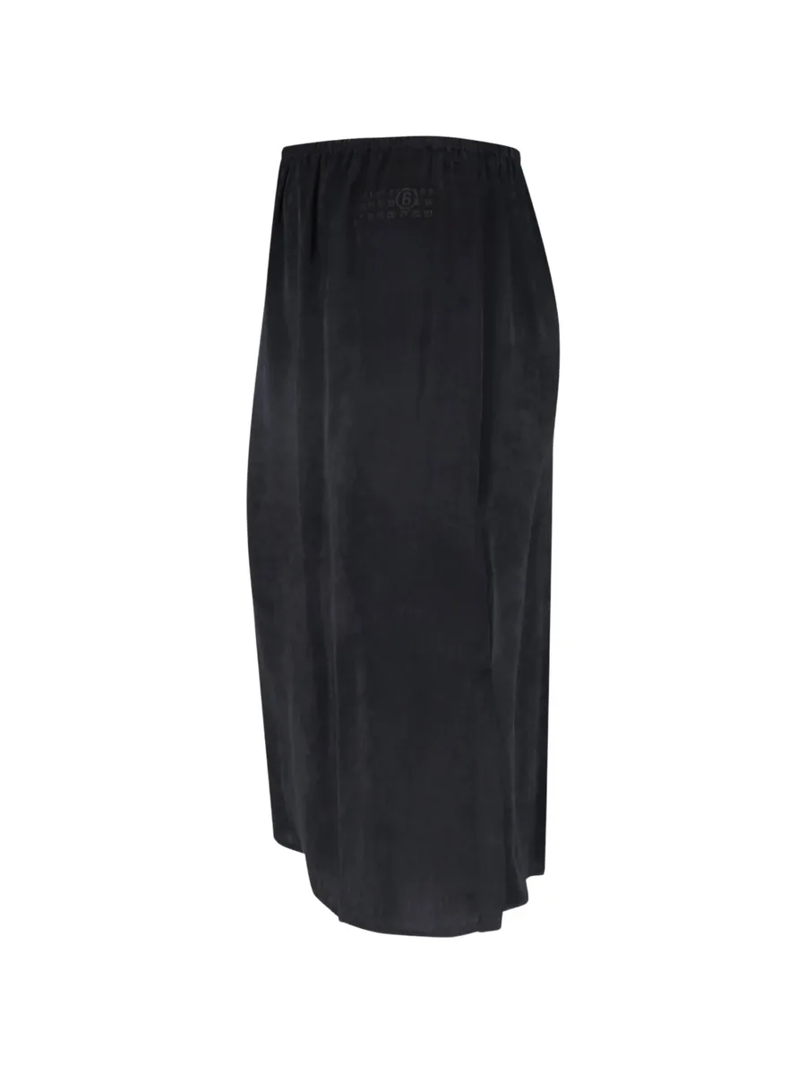 logo-print midi skirt 1