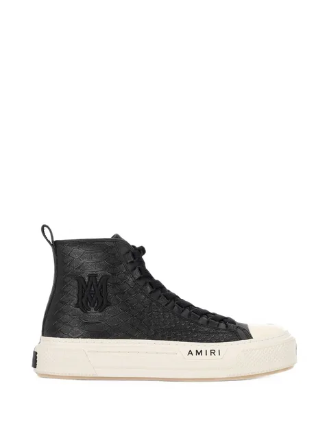 python embossed MA Court Hi sneakers
