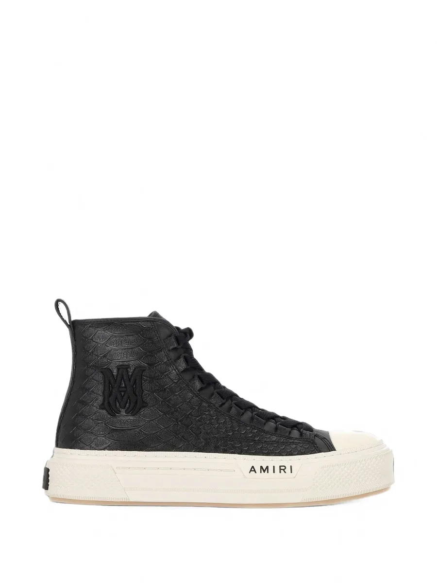 python embossed MA Court Hi sneakers 1