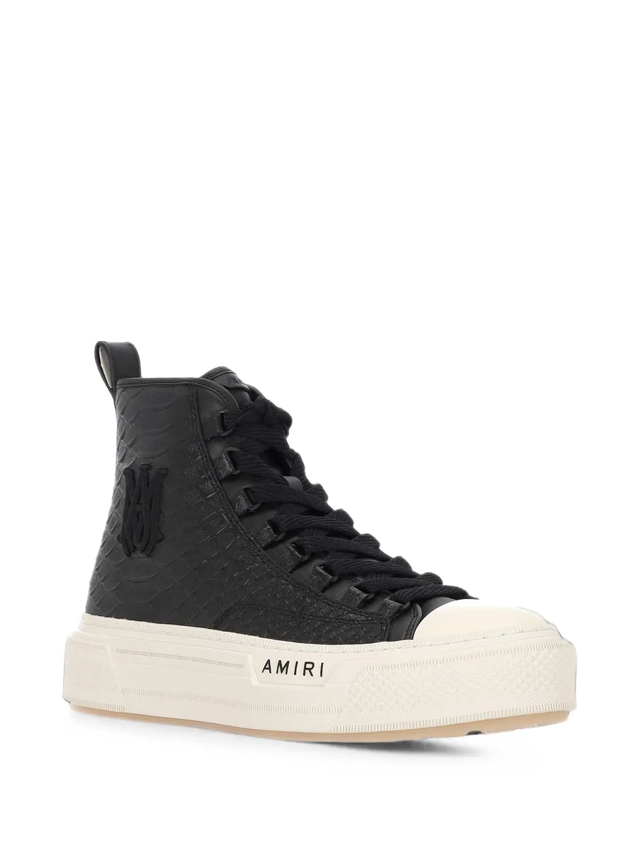 python embossed MA Court Hi sneakers 2