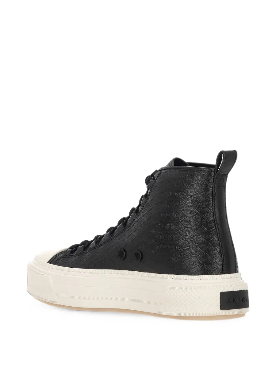 python embossed MA Court Hi sneakers 4