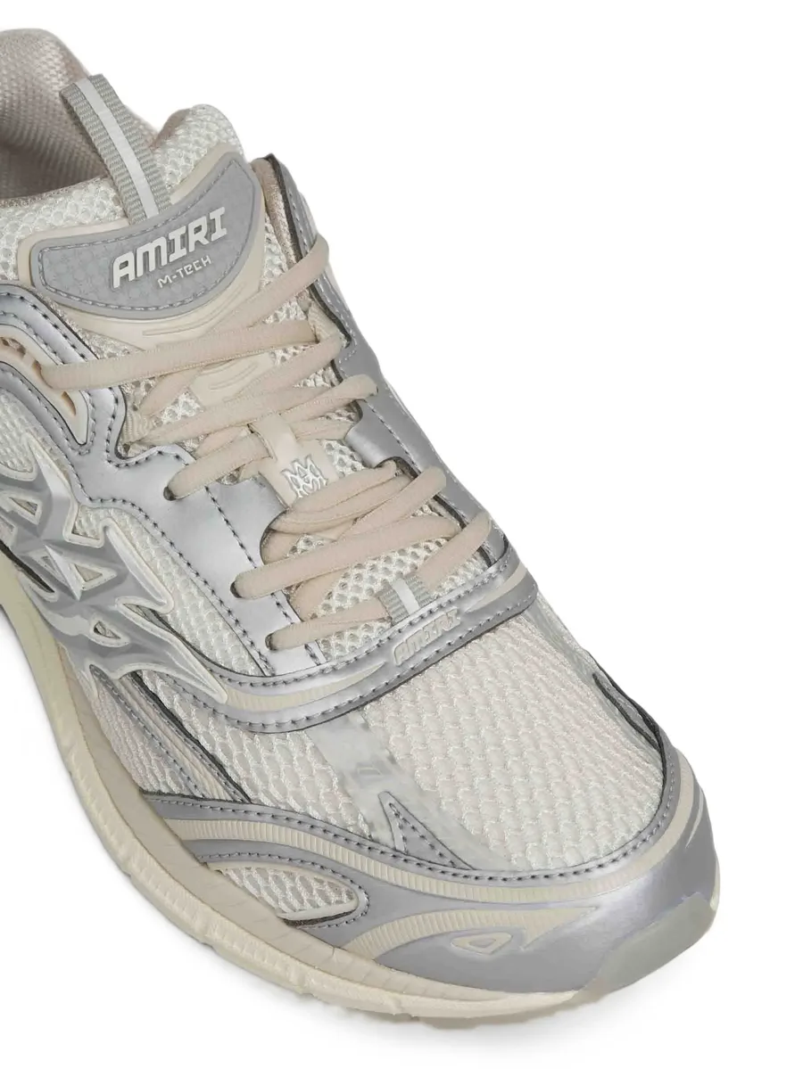 Metallic M-Tech panelled mesh sneakers 5