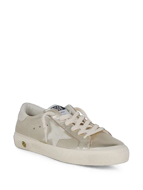 May metallic sneakers