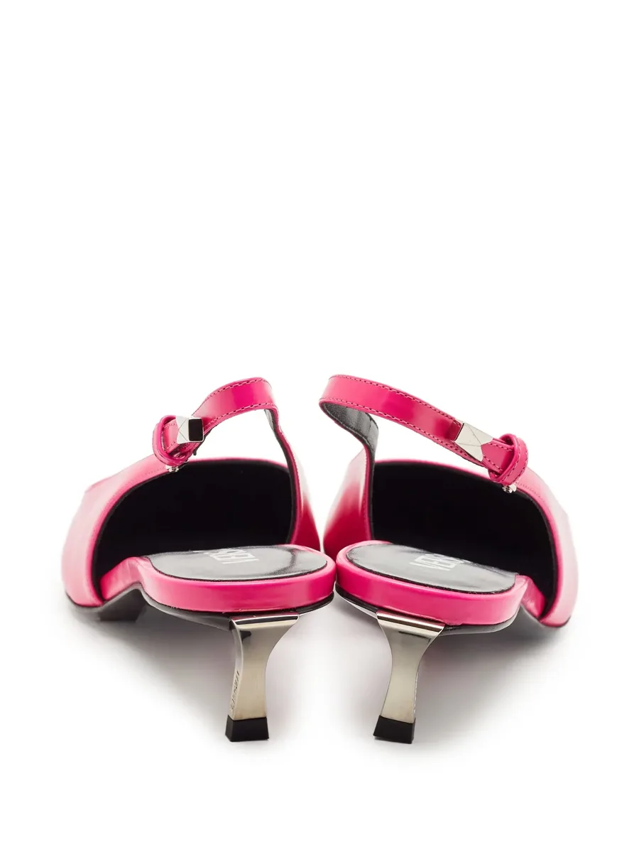 45mm pointed-toe slingback pumps 5