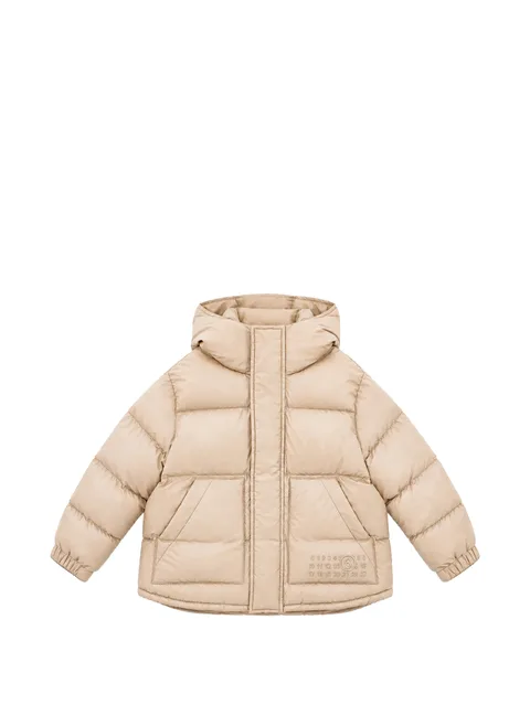quilted hooded jacket