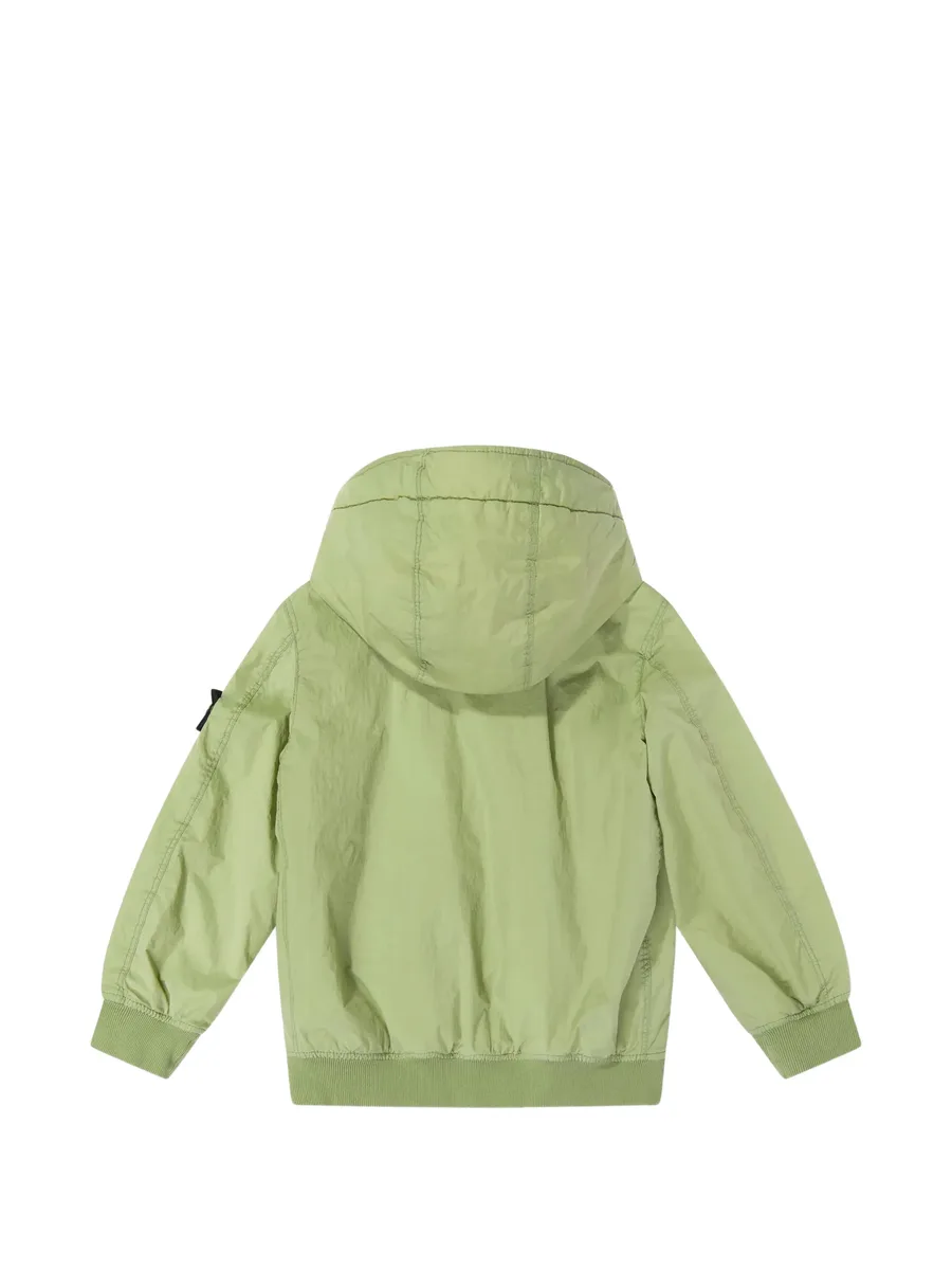 logo-patch hooded jacket 2