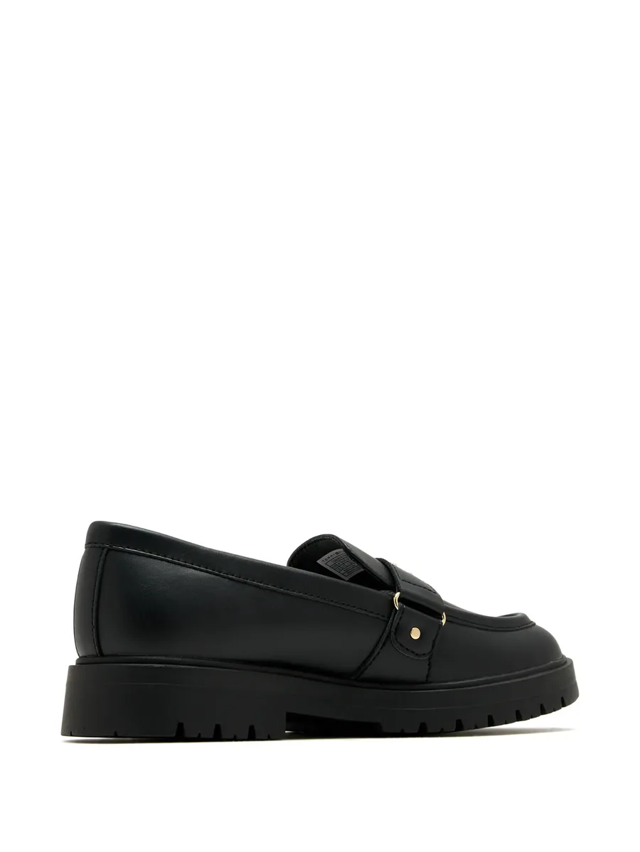 logo-plaque chunky loafers 2