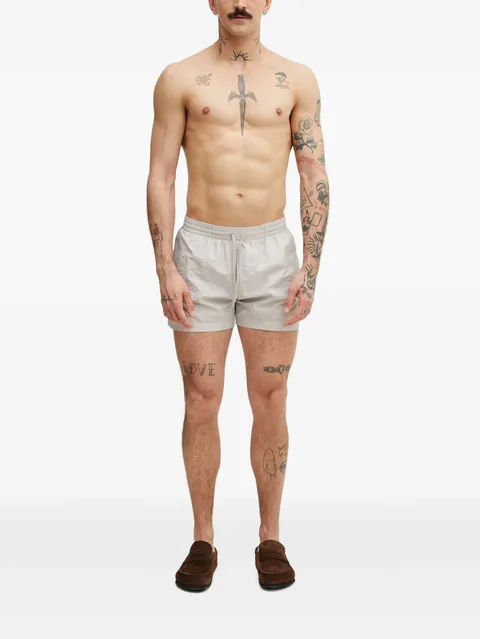 drawstring swim shorts