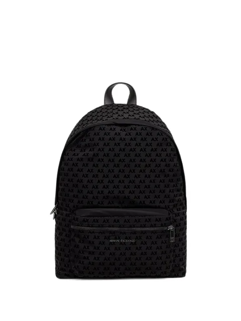 logo-print backpack