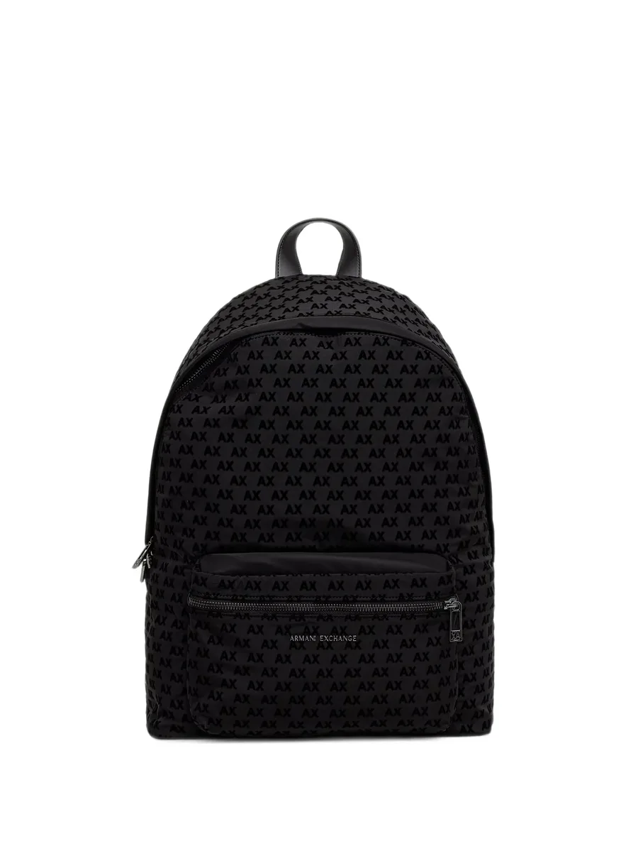 logo-print backpack 1