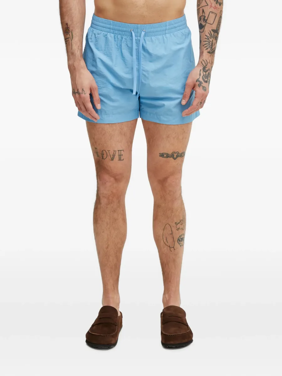 logo-print drawstring swim shorts 2
