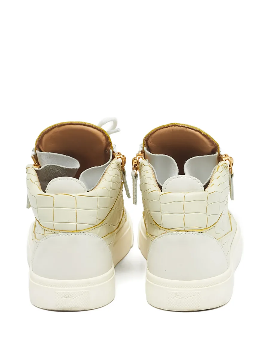 crocodile-effect sneakers 6