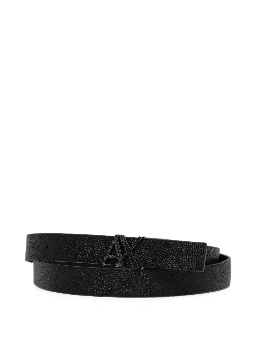 logo-plaque reversible belt 1
