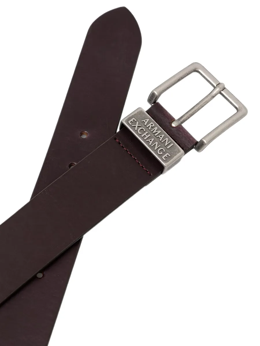 logo-engraved buckle belt 2