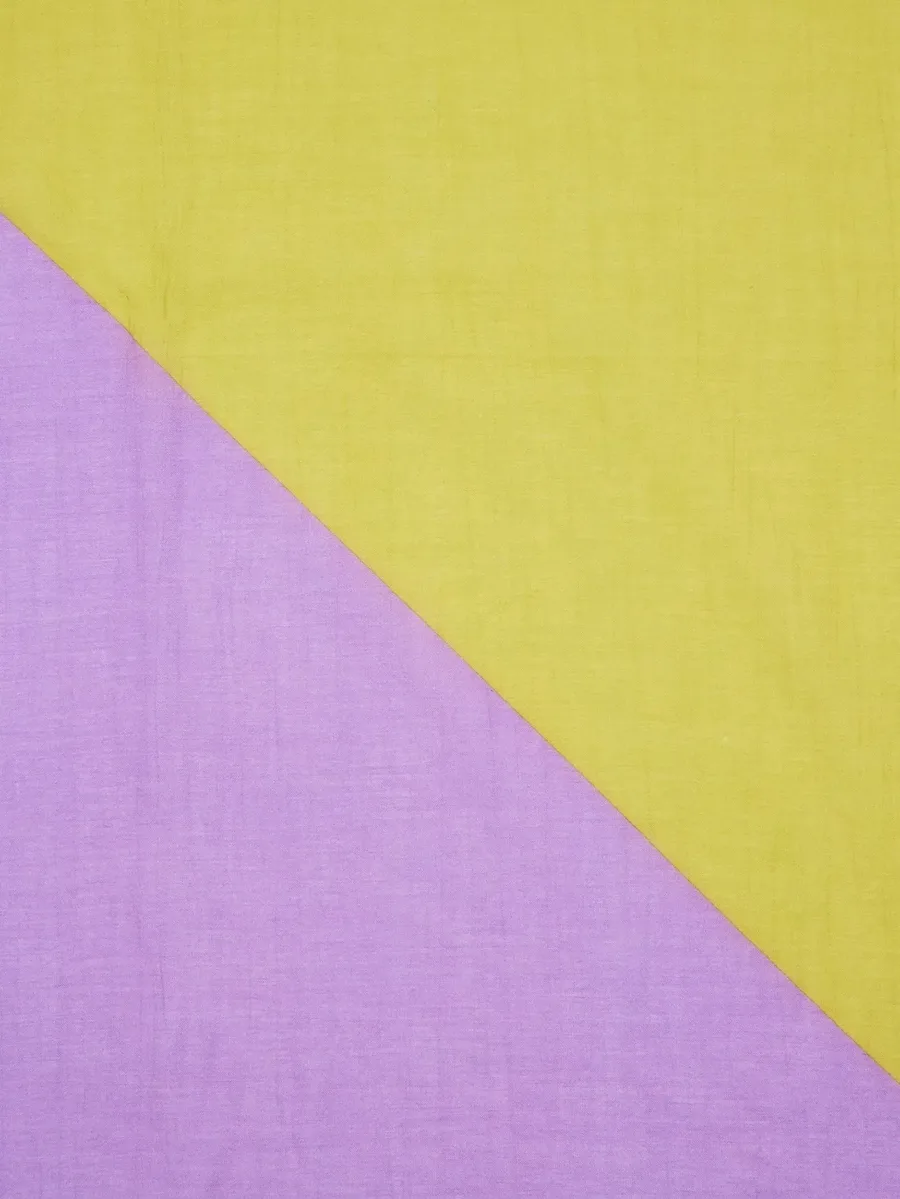 colour-block contrast-stitch scarf 3