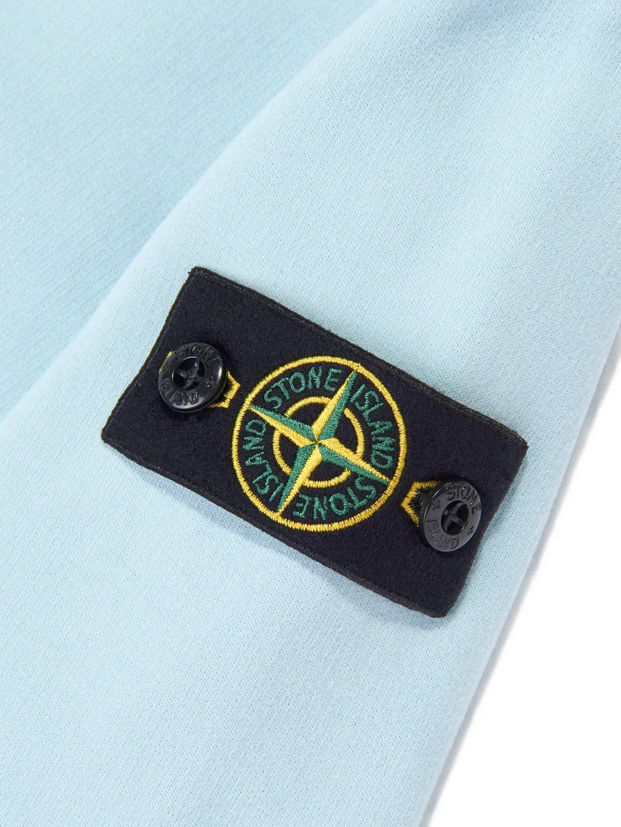 logo-patch quarter-zip sweater 4
