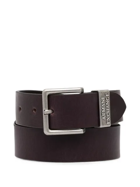 logo-engraved buckle belt