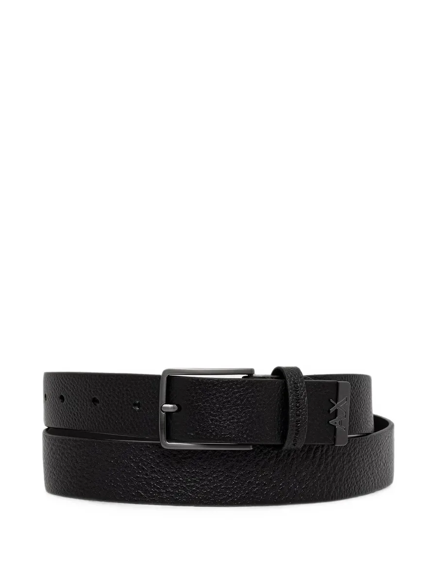 logo-plaque grained belt 1