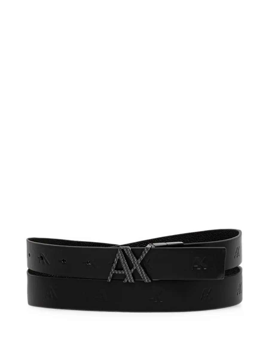 logo-plaque reversible belt 3