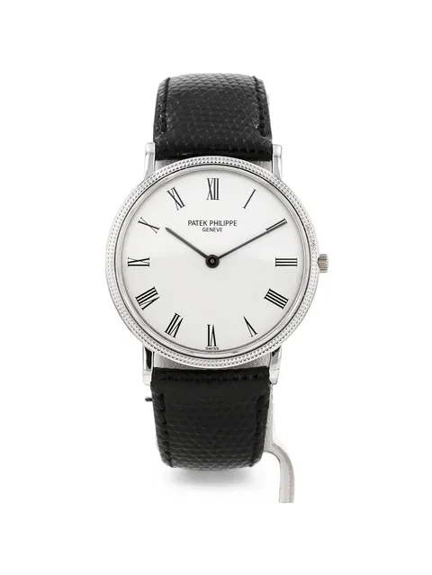 1980s Calatrava Clous de Paris 33mm watch