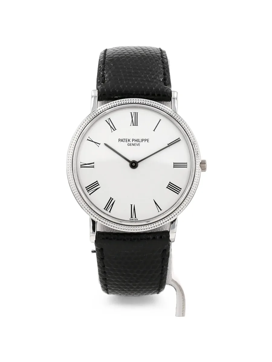 1980s Calatrava Clous de Paris 33mm watch 1