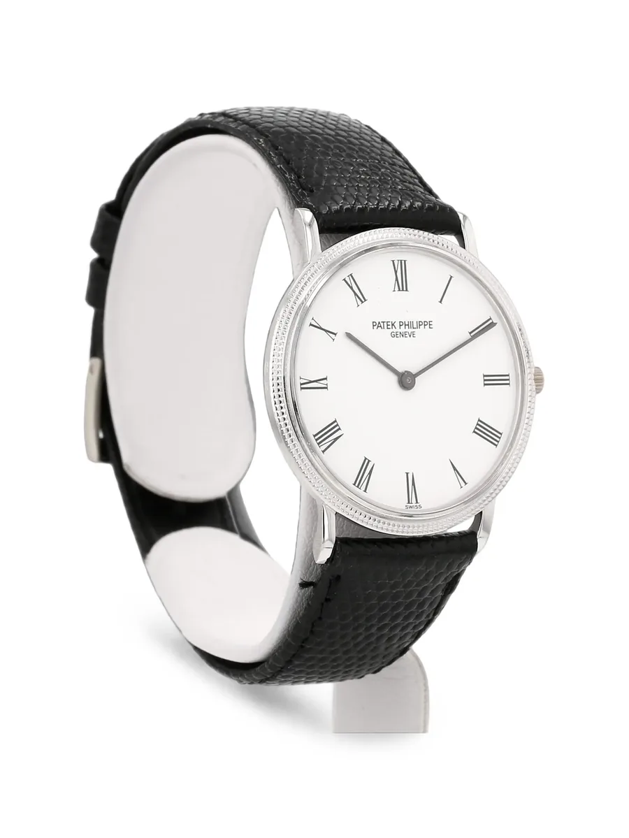 1980s Calatrava Clous de Paris 33mm watch 2