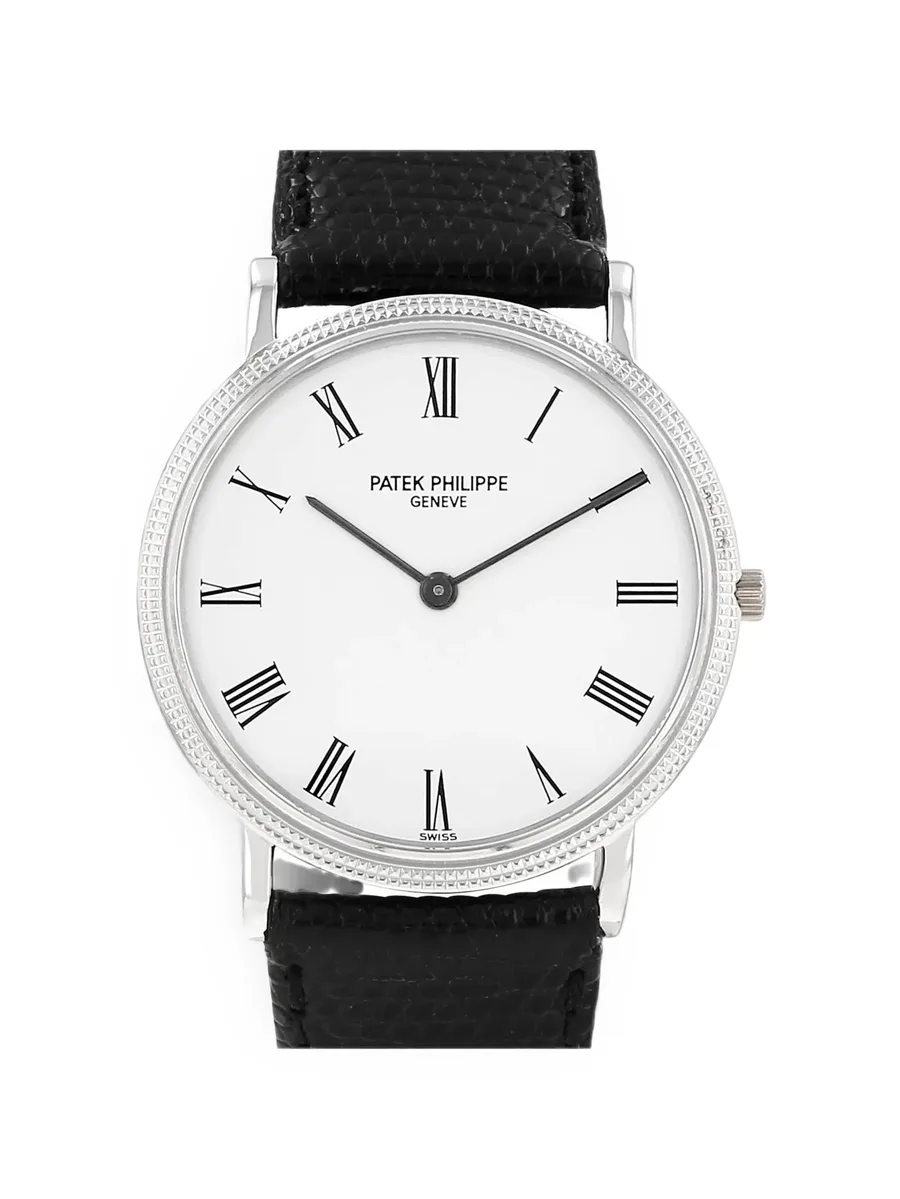 1980s Calatrava Clous de Paris 33mm watch 5