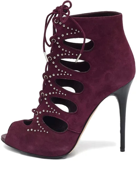 115mm studded-embelishment boots