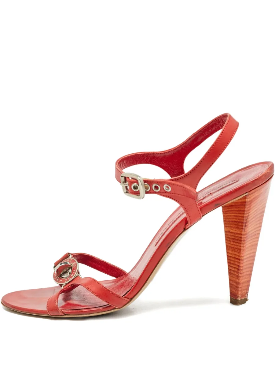 Patent Leather Buckle Sandals 2