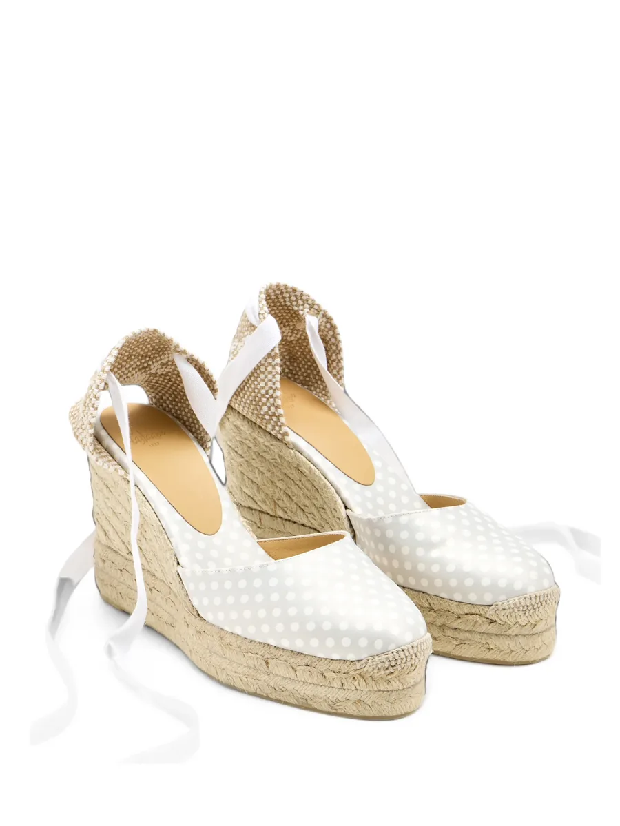 Carina polka-dot wedge espadrilles 2