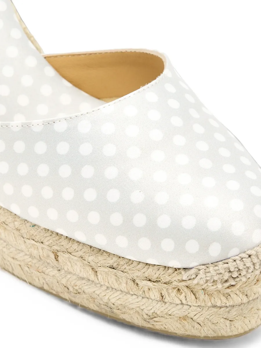 Carina polka-dot wedge espadrilles 4