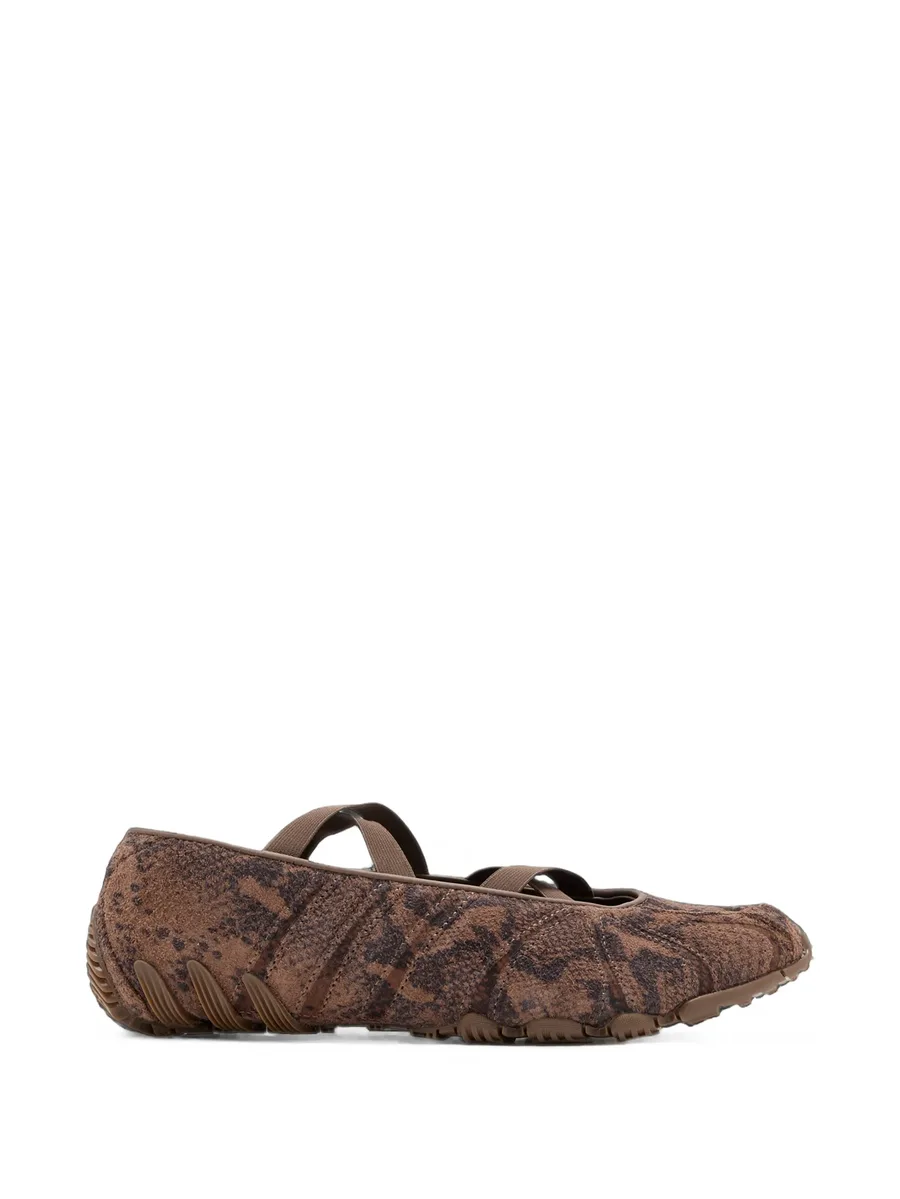 Ghost Sprint snakeskin-effect ballet flats 1