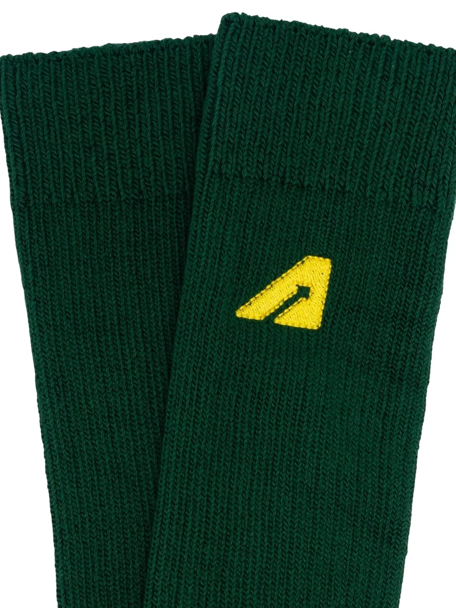 A-arrow ribbed-knit socks 3