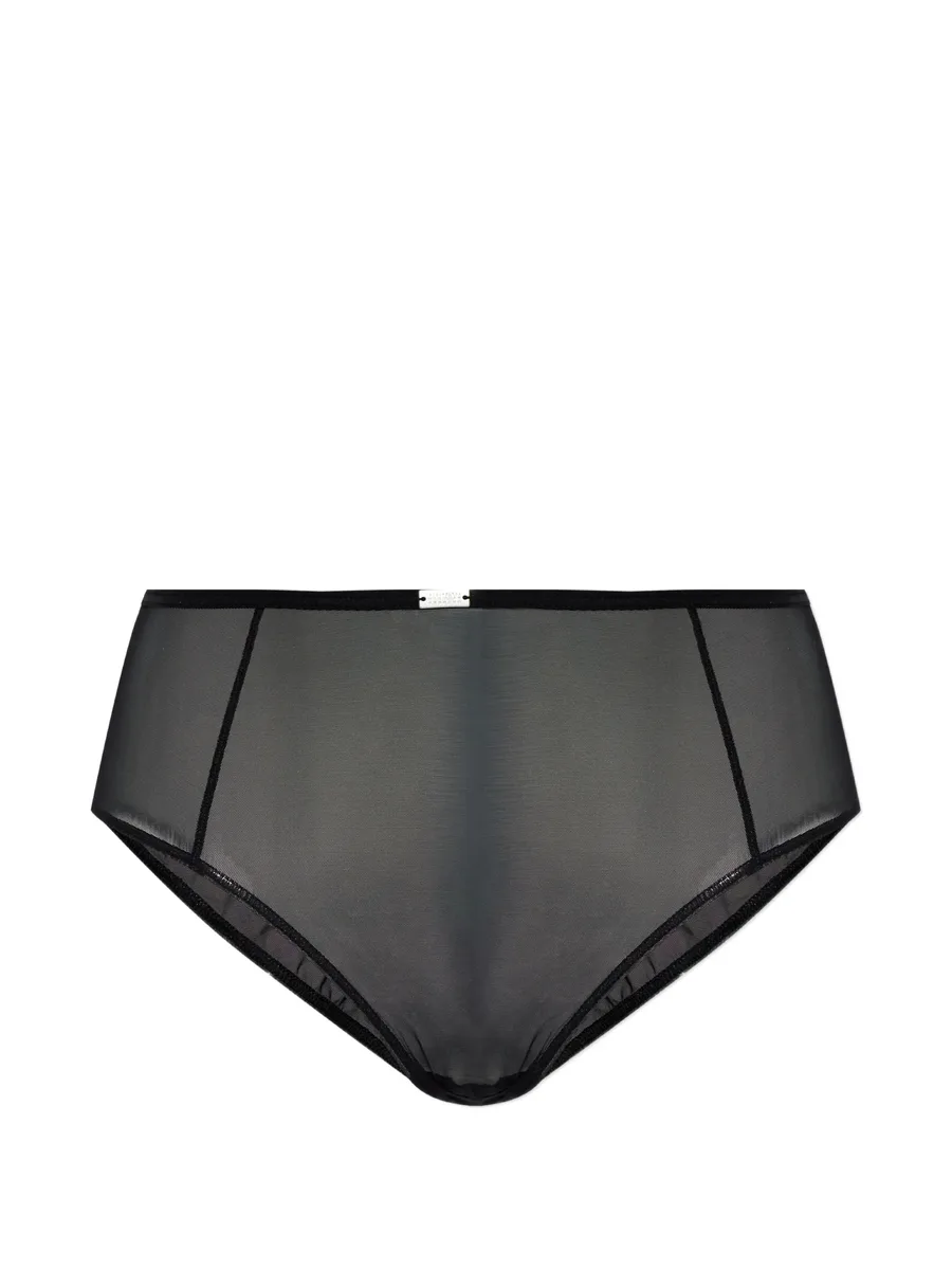 logo-plaque mesh briefs 1