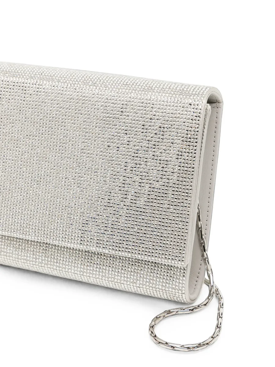 crystal-embellished chain-strap clutch bag 4