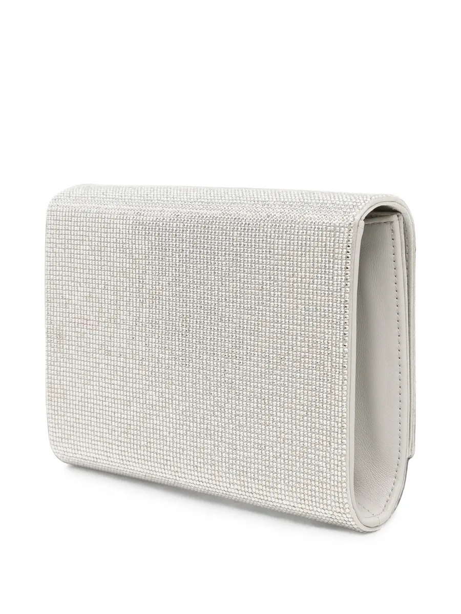 crystal-embellished chain-strap clutch bag 3